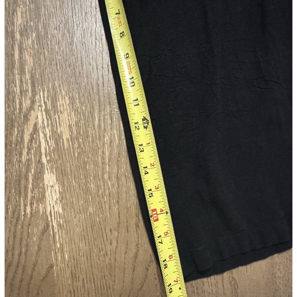 Rachel Pally Crop Palazzo Linen Pull On Elastic Waist Large Black Pockets Boho - Picture 3 of 11